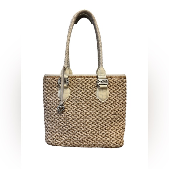 Brighton Eva Straw Tote $230msrp - Picture 3 of 12